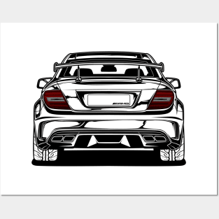 Mercedes Benz C63 AMG Black Series Posters and Art